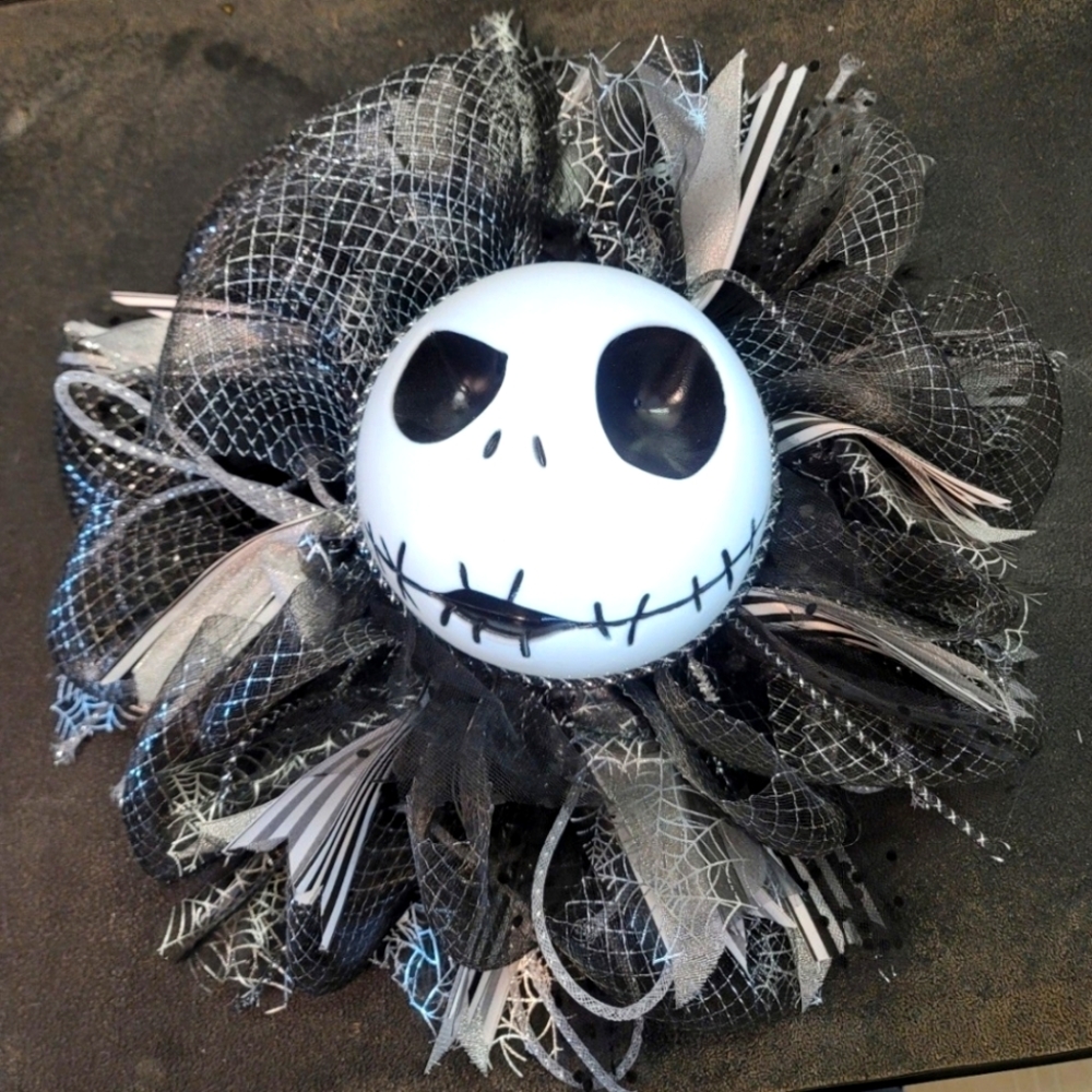 Nightmare Before Christmas Wreath Jack Skellington